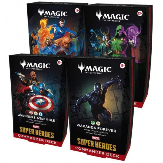 Magic The Gathering Marvel Super Hero's Commander Decks - Dooms Prevails