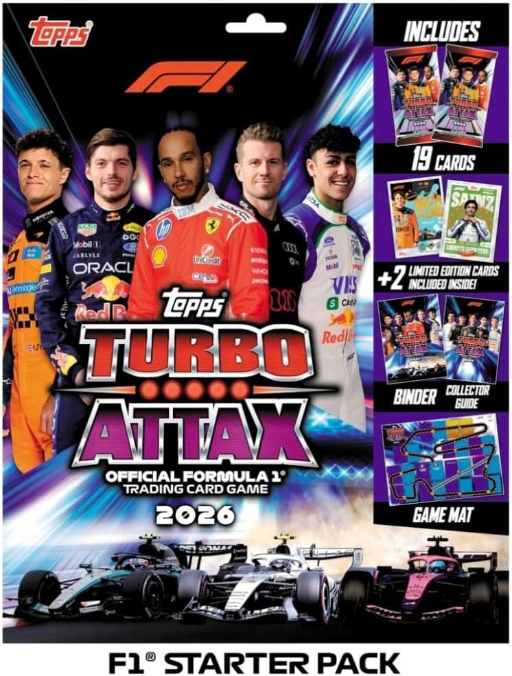 Topps Formula 1 2026 Turbo Attax Trading Card Game Starter Pack