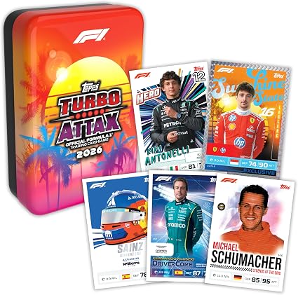 Topps Formula 1 2026 Turbo Attax Trading Card Game Mega Tin – Sunshine State
