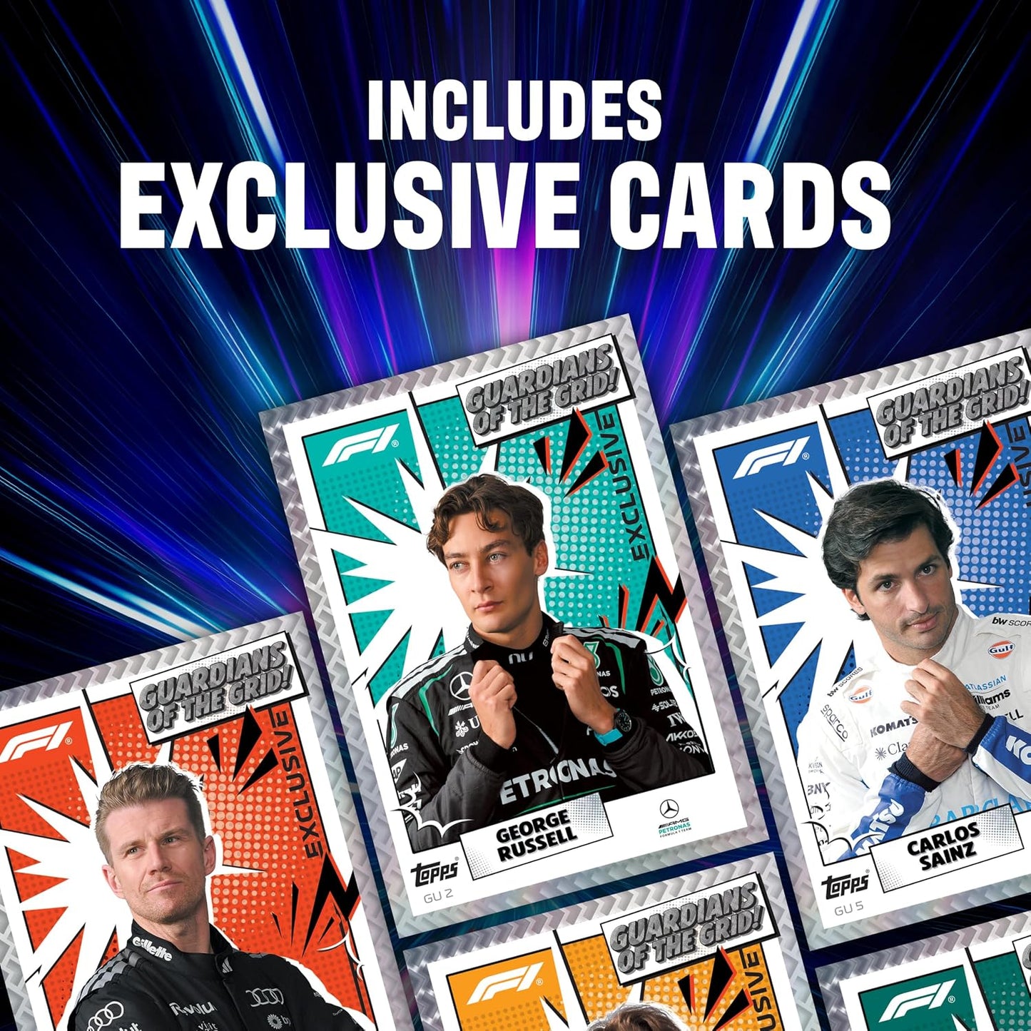 Topps Formula 1 2026 Turbo Attax Trading Card Game Mega Tin – Guardians of the Grid