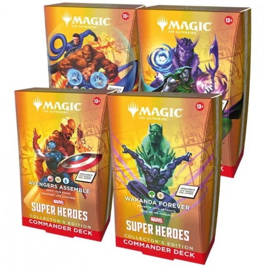 Magic The Gathering Marvel Super Hero's Collectors Commander Decks - Wakanda Forever