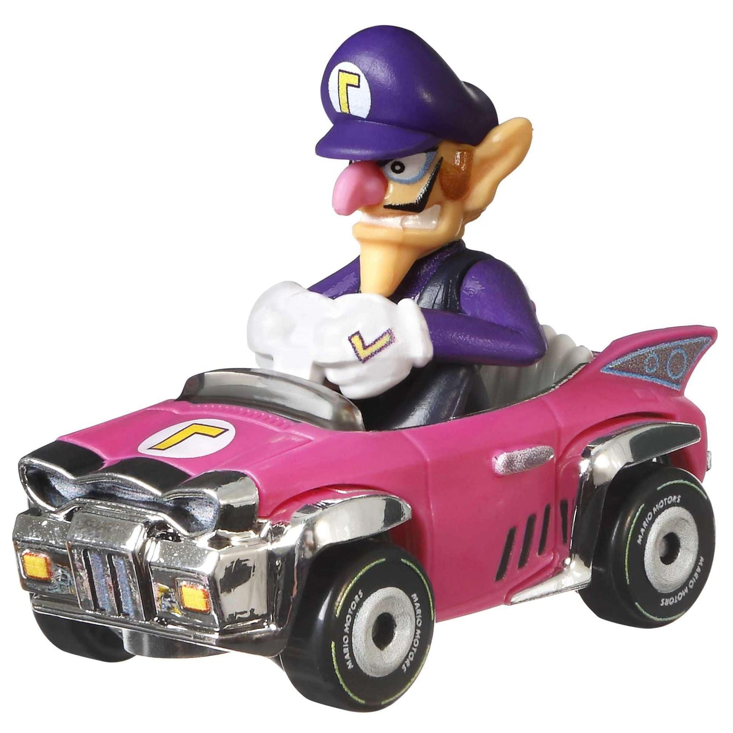 Hot Wheels Mario Kart Character Waluigi