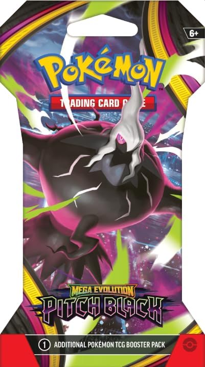 Pitch Black Sleeved Booster Pack; Pokémon TCG