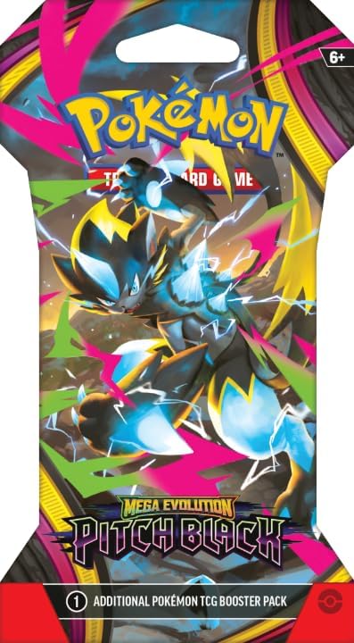Pitch Black Sleeved Booster Pack; Pokémon TCG