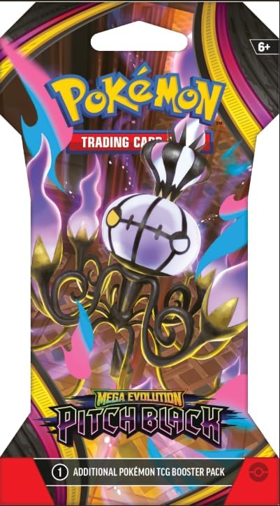 Pitch Black Sleeved Booster Pack; Pokémon TCG
