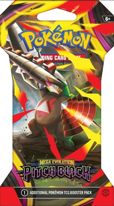 Pitch Black Sleeved Booster Pack; Pokémon TCG