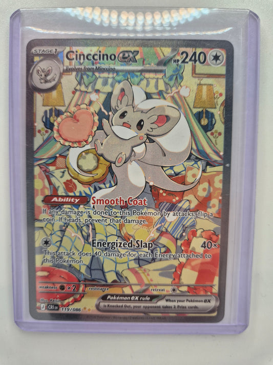 Pokémon TCG: Cinccino ex 119/086 - Chaos Rising - Special Illustration Rare Holo (Near Mint)